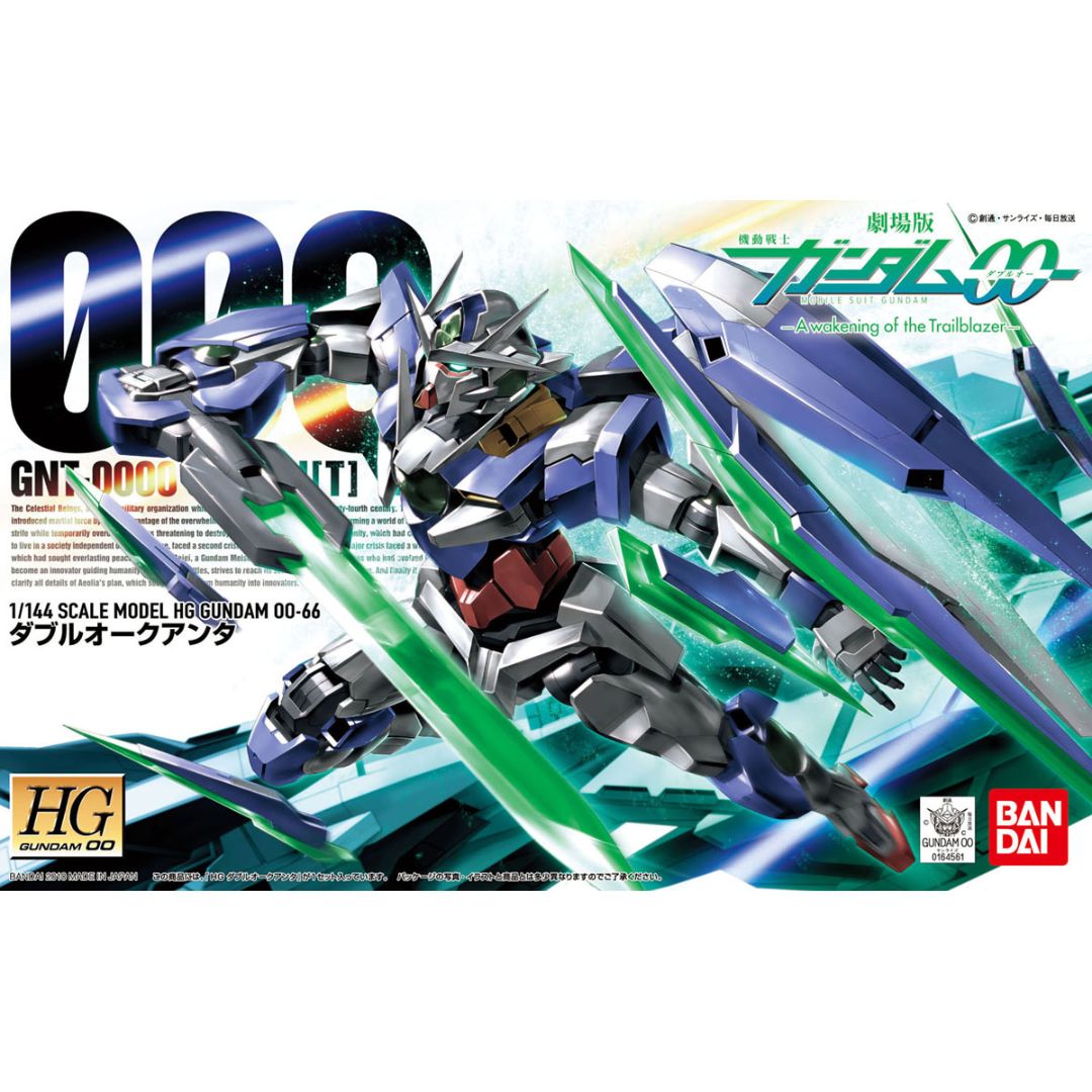 Bandai HG 1/144 No.66 GNT-0000 OO QAN[T]