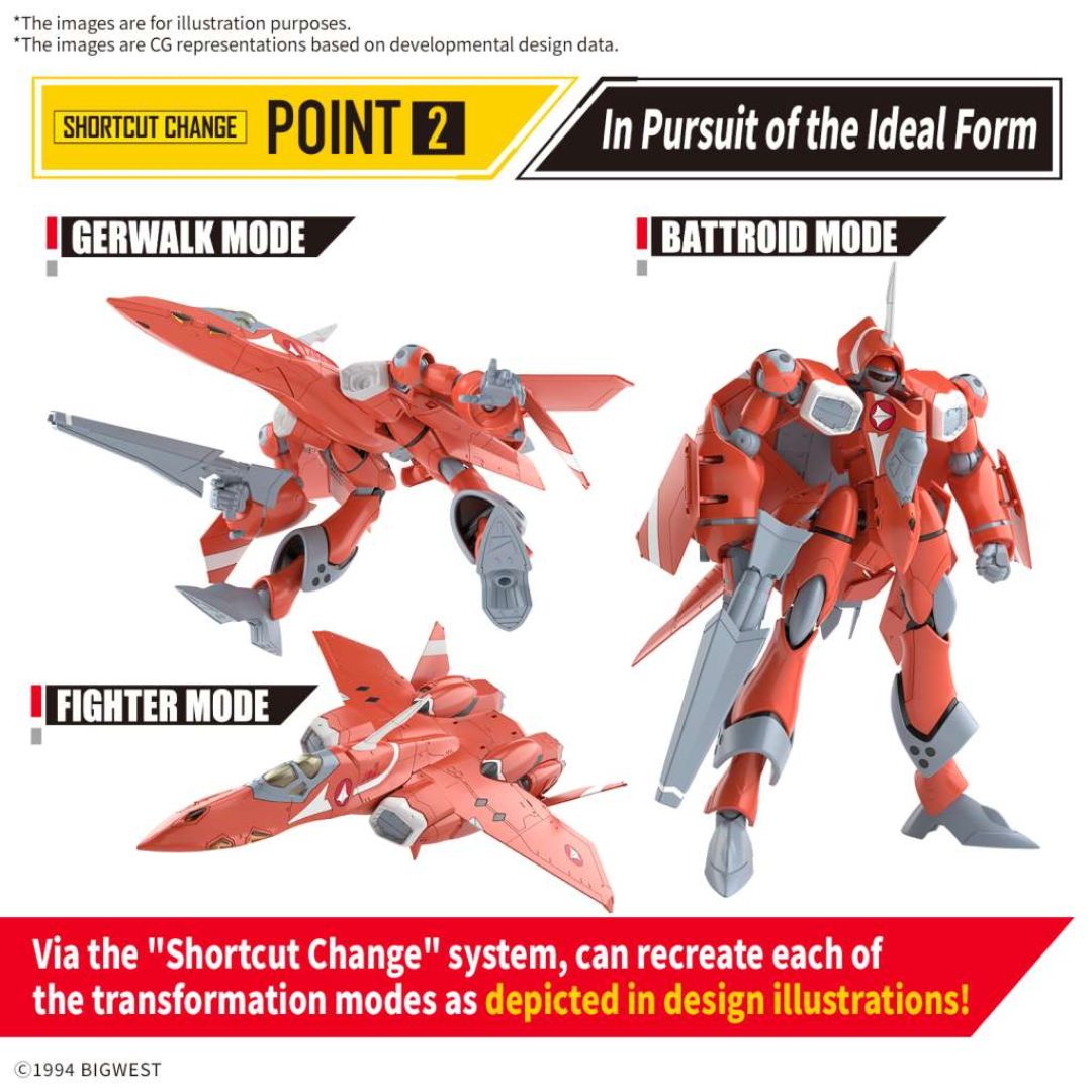 Bandai HG 1/100 VF-22S Sturmvogel _ Milia Farina Jenius Use