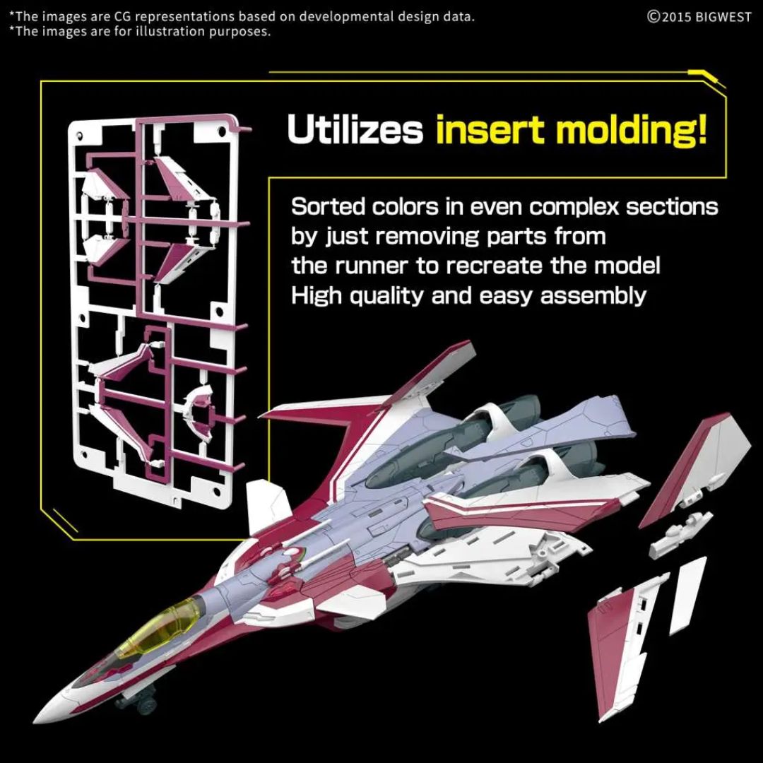 Bandai HG 1/100 VF-31C Siegried (Mirage Farina Jenius Use)