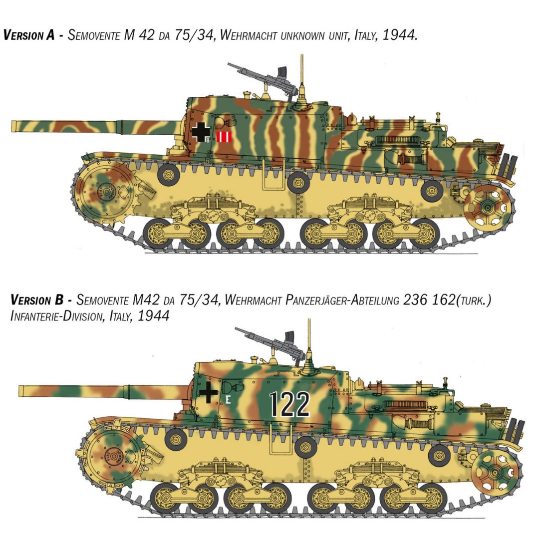 ITALERI 1/35 Semovente M42 da 75/34 Upgraded Edition (6759)