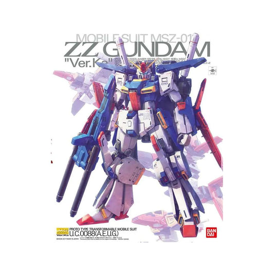 Bandai MG 1/100 MSZ-010 ZZ Gundam Ver.Ka