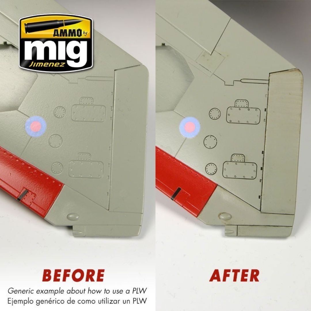 MIG-1602 Ammo by Mig PLW Deep Grey Panel Line Wash 35ml