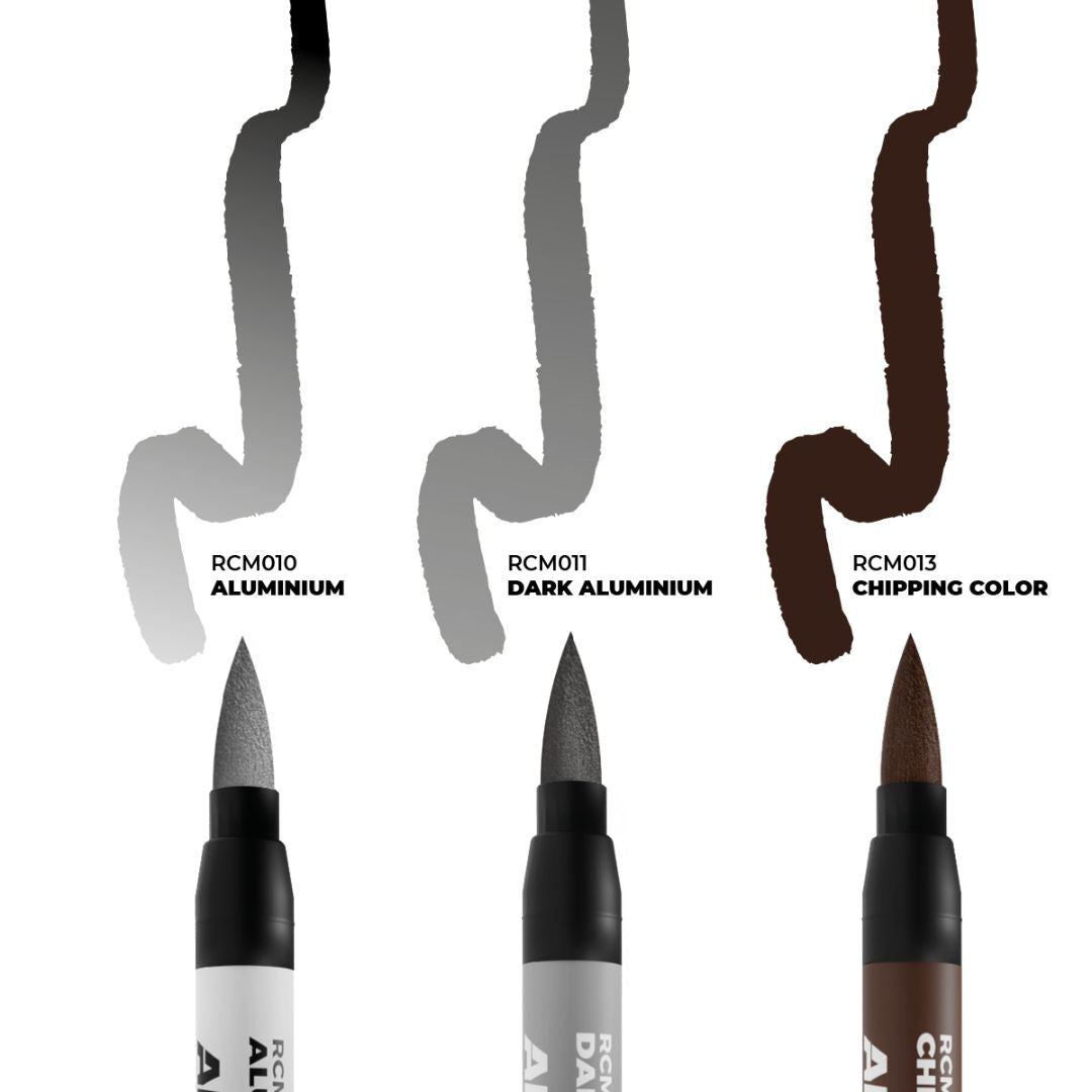 AK Interactive Real Colors Markers Set RCM105 - Chipping