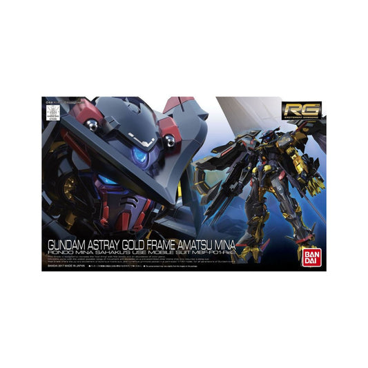 Bandai RG 1/144 No.24 MBF-P01-Re2 Gundam Astray Gold Frame Amatsu Mina