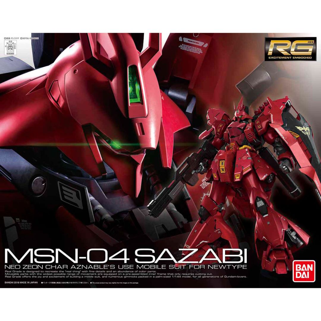 Bandai RG 1/144 No.29 MSN-04 Sazabi