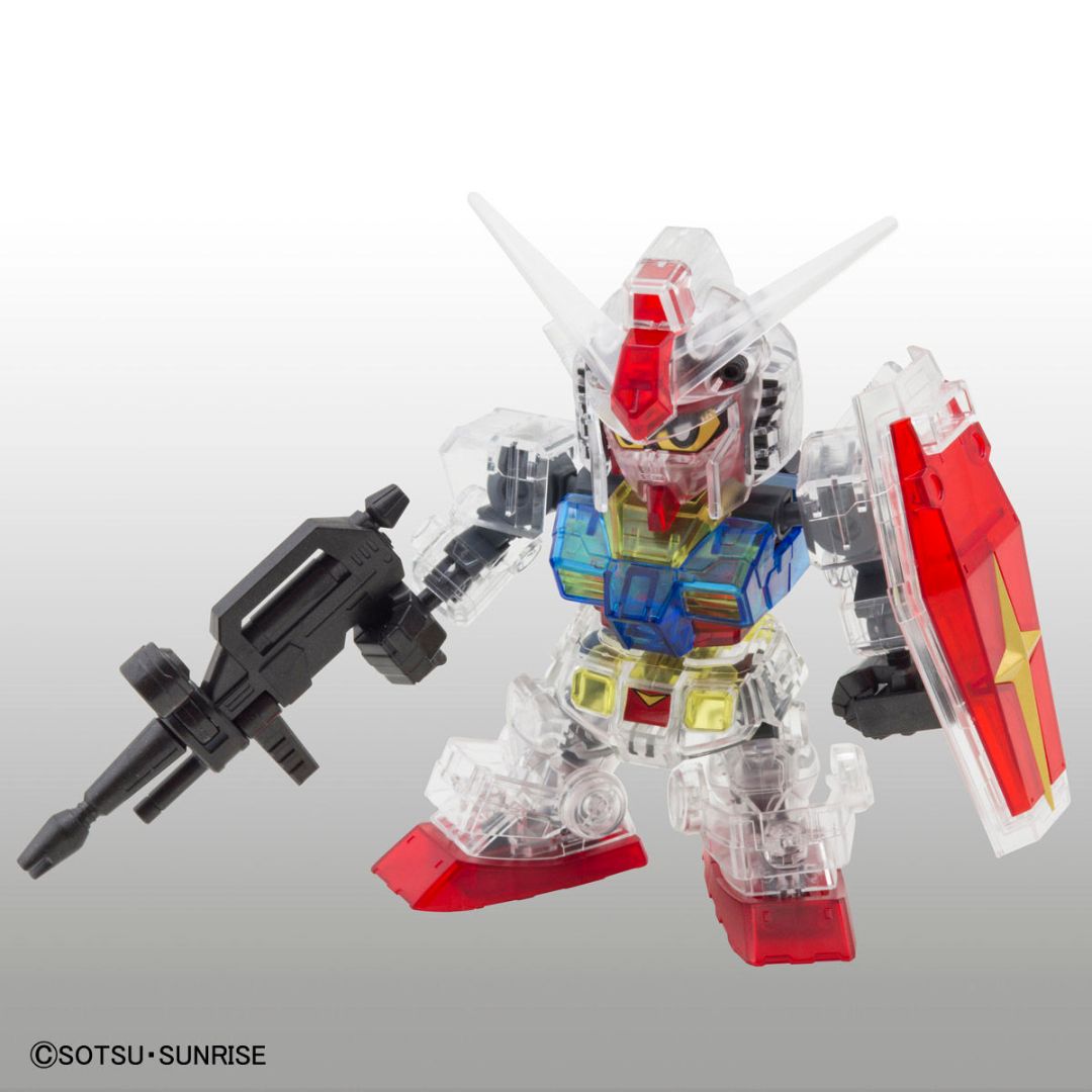 Bandai The Gundam Base Limited SD Gundam Cross Silhouette RX-78-2 Gundam (Clear Color)