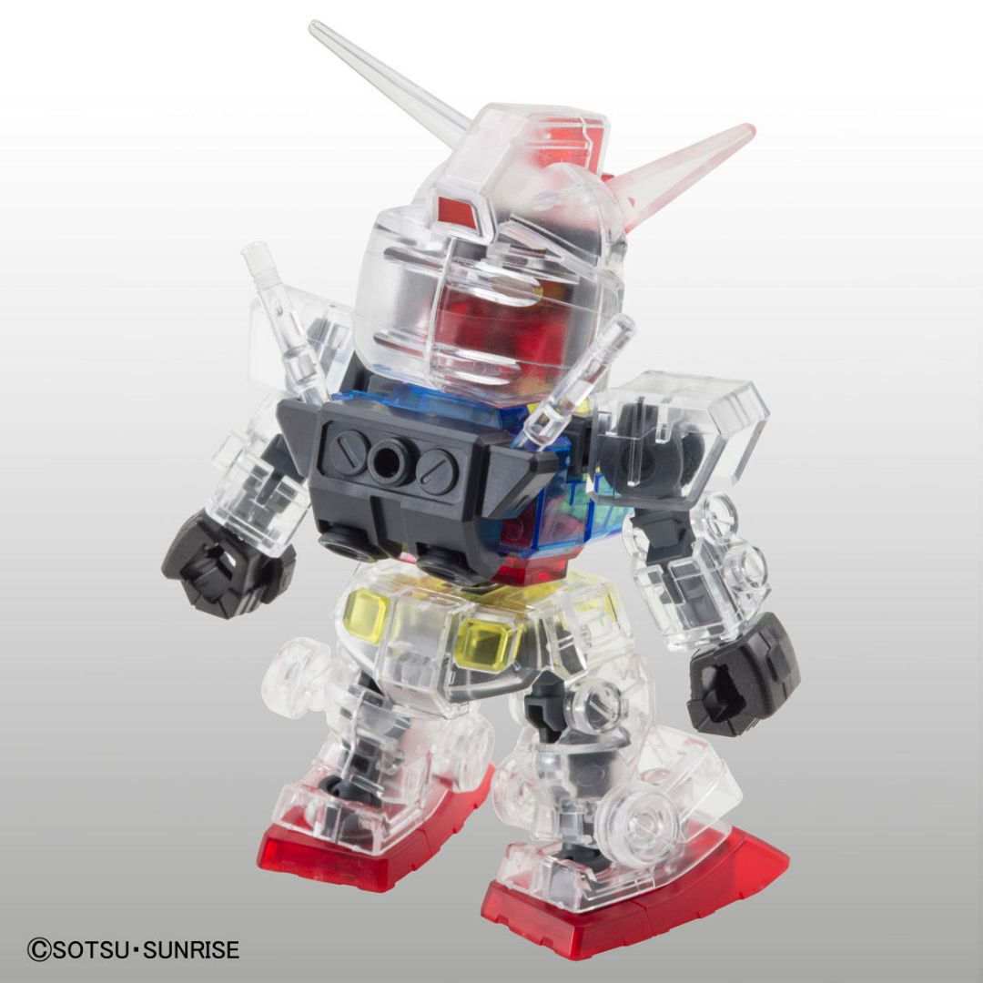 Bandai The Gundam Base Limited SD Gundam Cross Silhouette RX-78-2 Gundam (Clear Color)