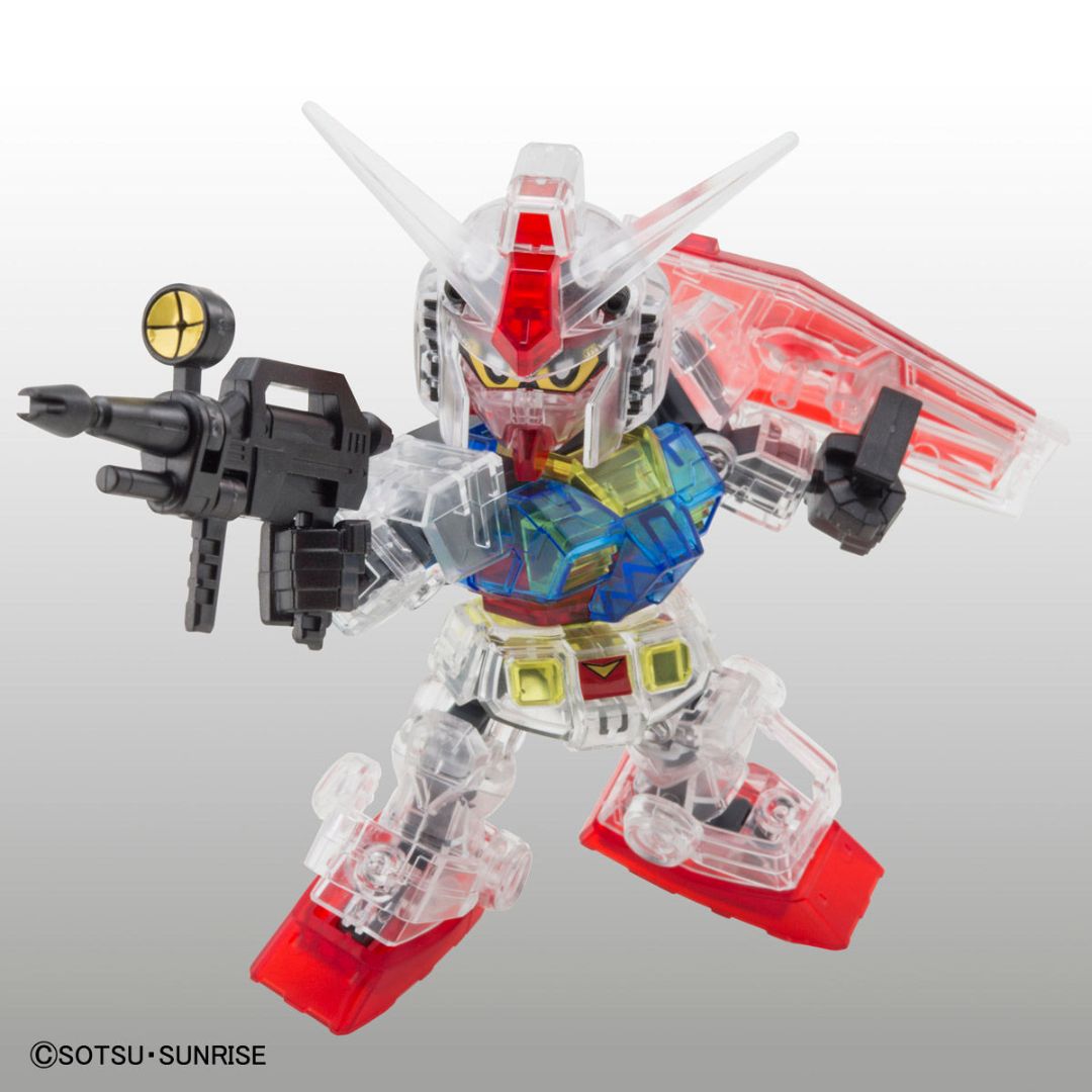 Bandai The Gundam Base Limited SD Gundam Cross Silhouette RX-78-2 Gundam (Clear Color)