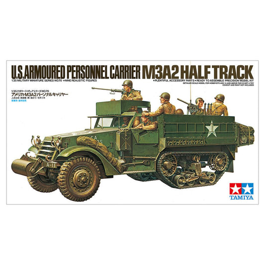 TAMIYA 1/35 U.S. Armoured Personnel Carrier M3A2 Half-Track (35070)