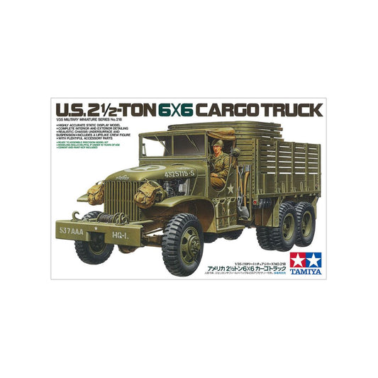 TAMIYA 1/35 U.S. 2 1/2-Ton 6X6 Cargo Truck (35218)