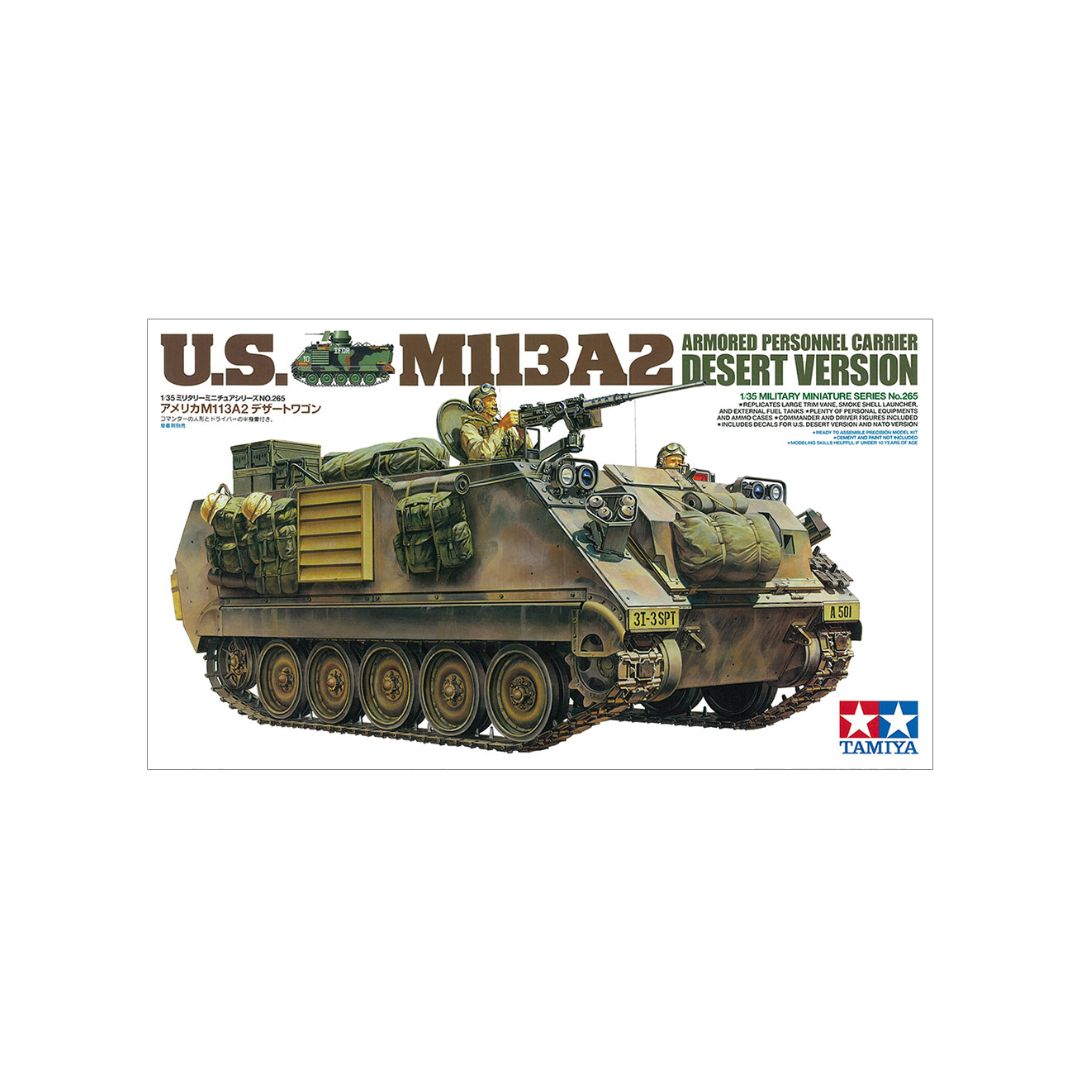 TAMIYA 1/35 U.S. M113A2 Armored Personnel Carrier Desert Version (35265)