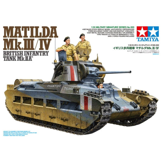 TAMIYA 1/35 Matilda Mk.III/IV British Infantry Tank Mk.II A* (35300)