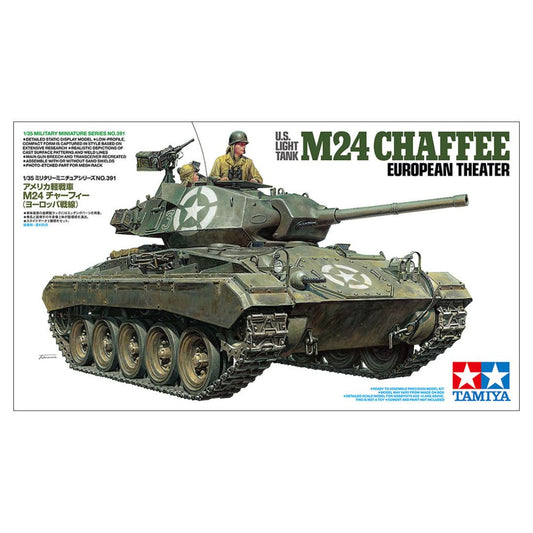 TAMIYA 1/35 U.S. Light Tank M24 Chaffee European Theatre (35391)