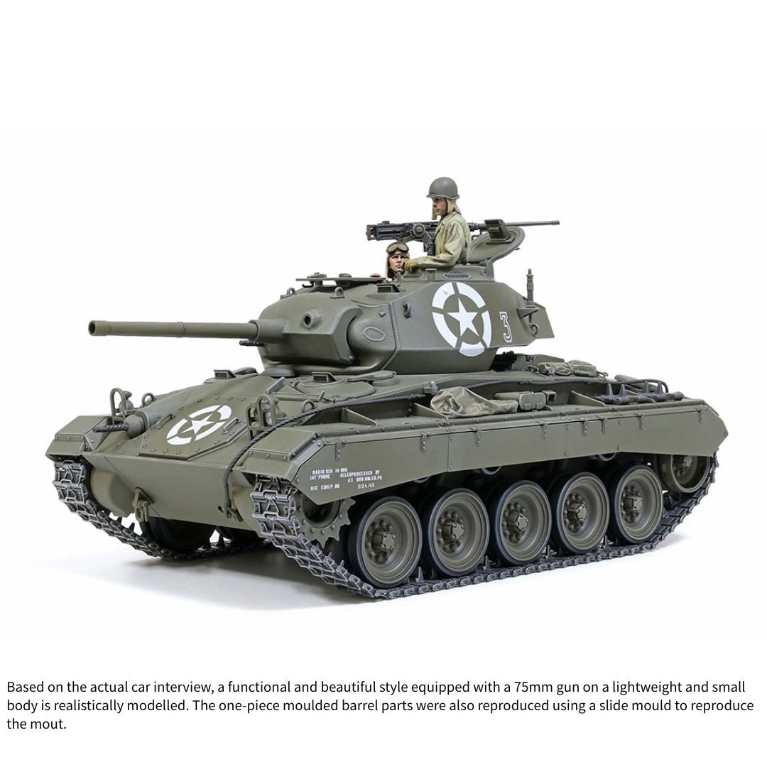 TAMIYA 1/35 U.S. Light Tank M24 Chaffee European Theatre (35391)