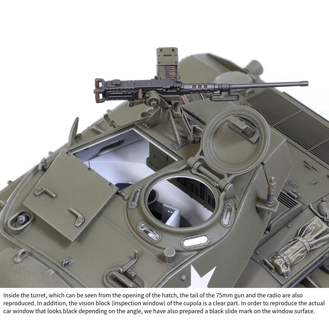 TAMIYA 1/35 U.S. Light Tank M24 Chaffee European Theatre (35391)