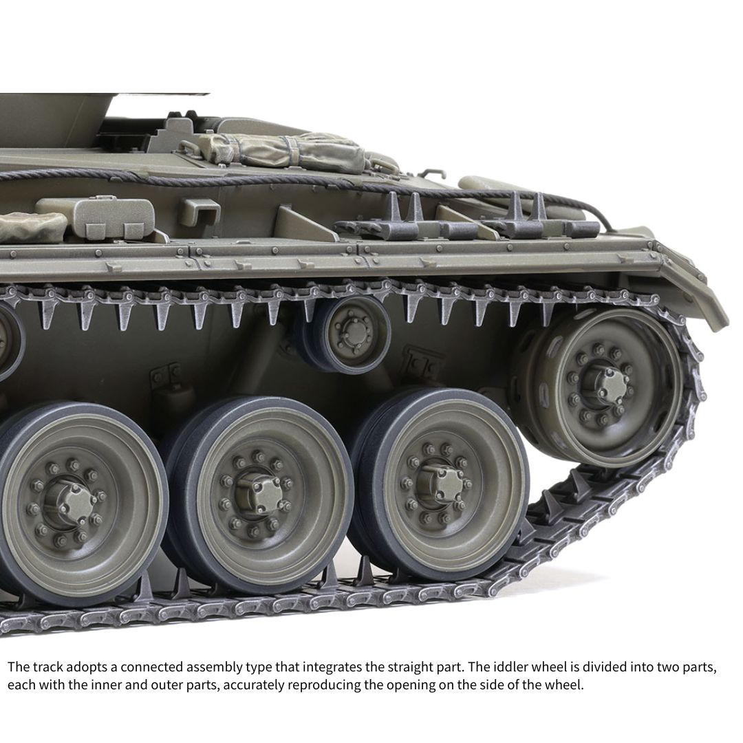 TAMIYA 1/35 U.S. Light Tank M24 Chaffee European Theatre (35391)