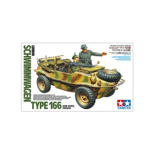 TAMIYA 1/35 German Schwimmwagen Type 166 (Wide Wheel Version) (35393)