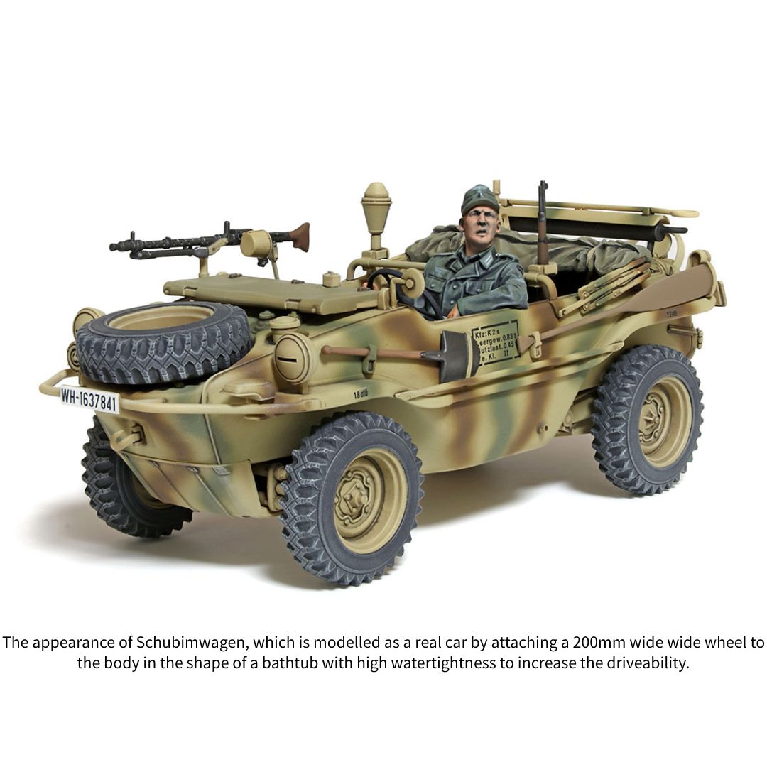 TAMIYA 1/35 German Schwimmwagen Type 166 (Wide Wheel Version) (35393)