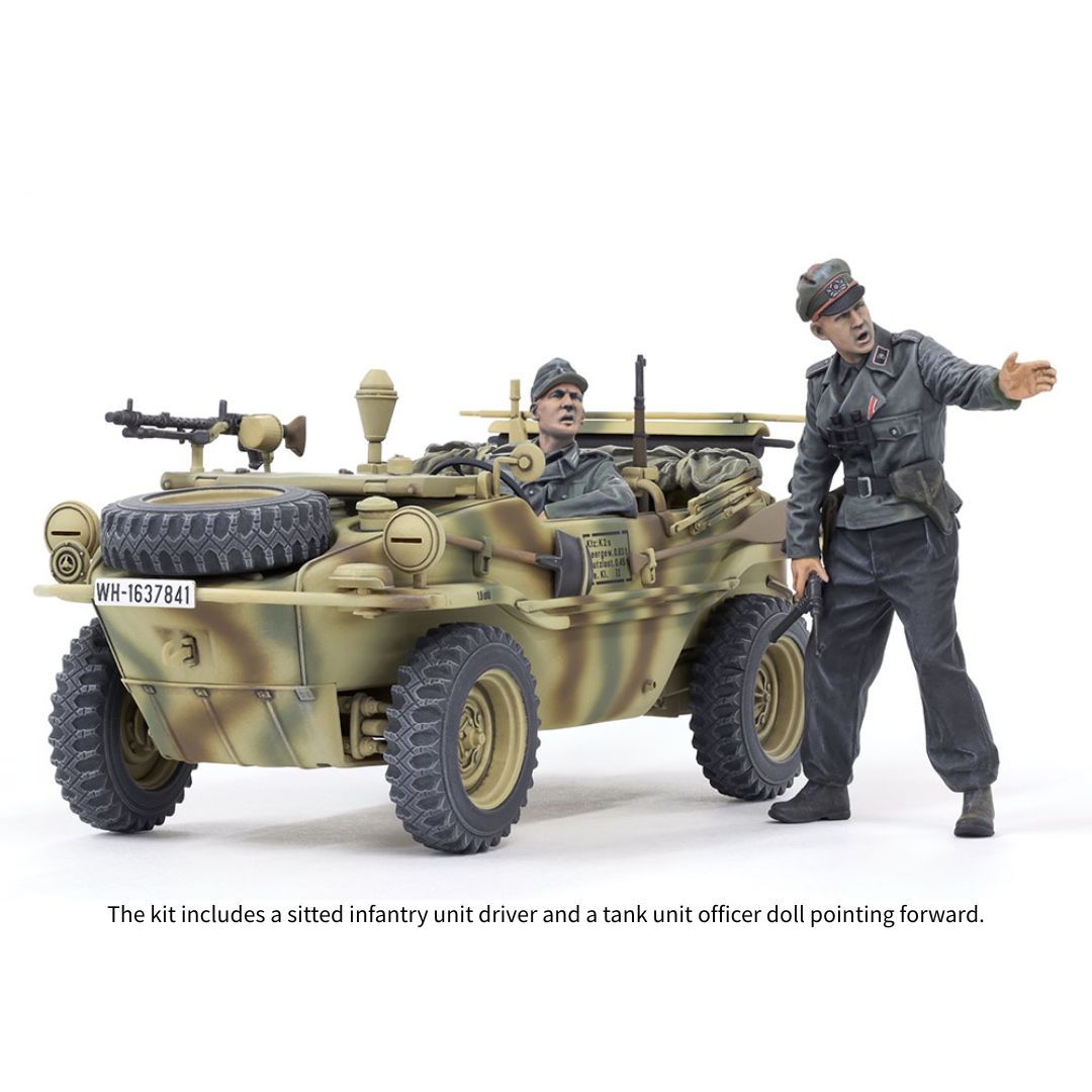 TAMIYA 1/35 German Schwimmwagen Type 166 (Wide Wheel Version) (35393)
