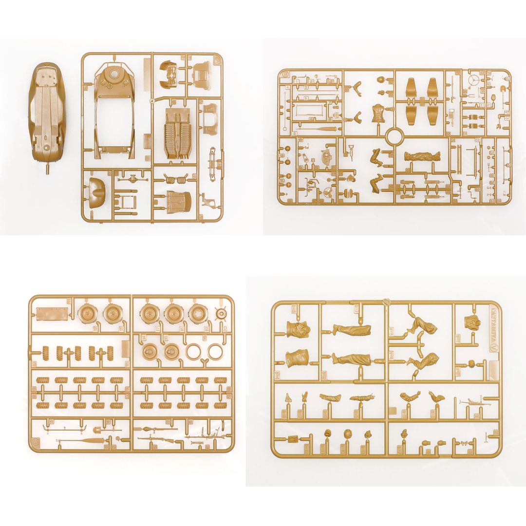 TAMIYA 1/35 German Schwimmwagen Type 166 (Wide Wheel Version) (35393)