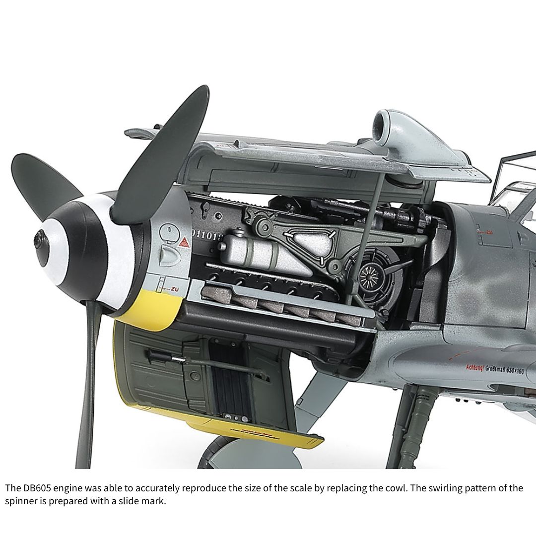 TAMIYA 1/48 Messerschmitt Bf109 G-6 Late Production (61128)