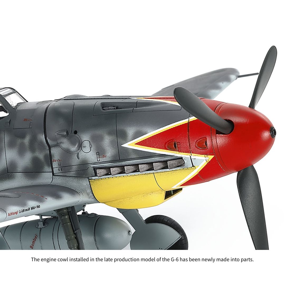 TAMIYA 1/48 Messerschmitt Bf109 G-6 Late Production (61128)