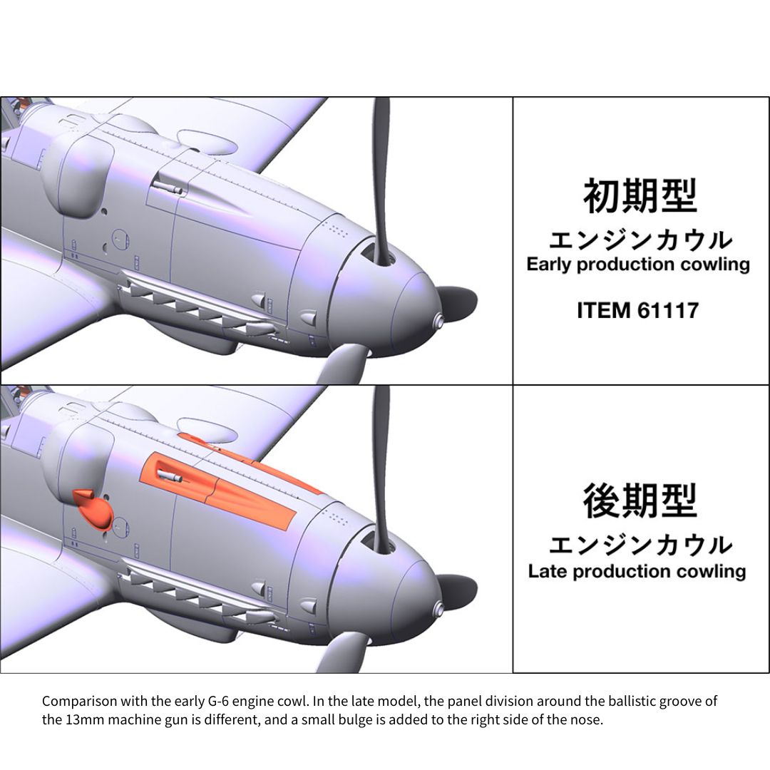 TAMIYA 1/48 Messerschmitt Bf109 G-6 Late Production (61128)