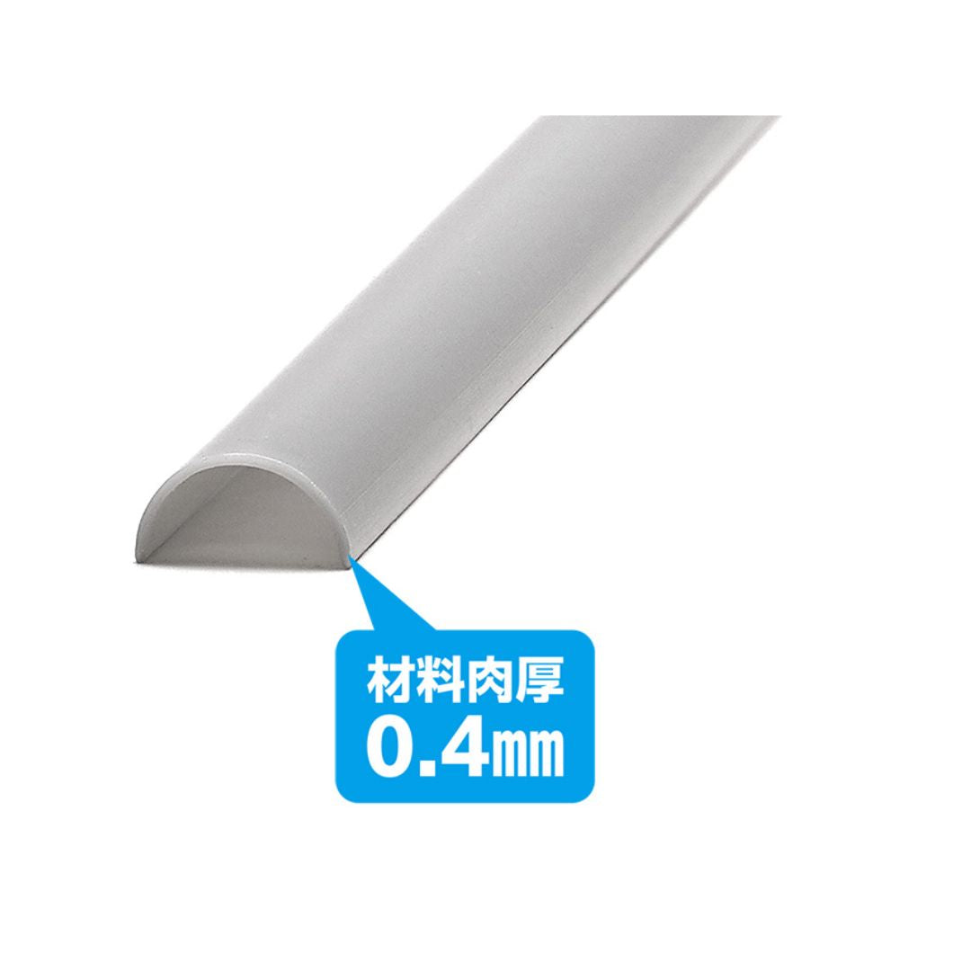 WAVE OM311 - OM315 Plastic Rod Half Round
